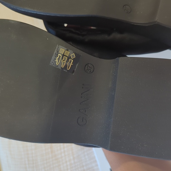 Ganni platform sandals sz 37 - Picture 4 of 5